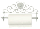 Grey Heart Wall Hanging Kitchen Roll Holder - Price Crash Furniture