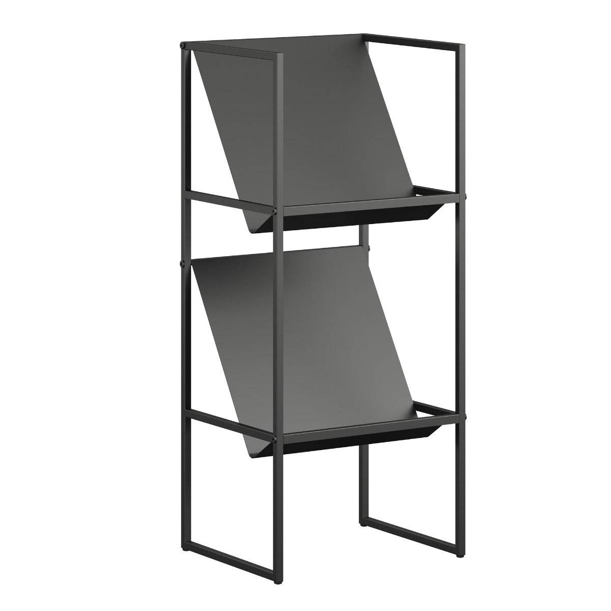 Helix Vinyl Record Storage Shelf in Black by Dorel Novogratz - Price Crash Furniture