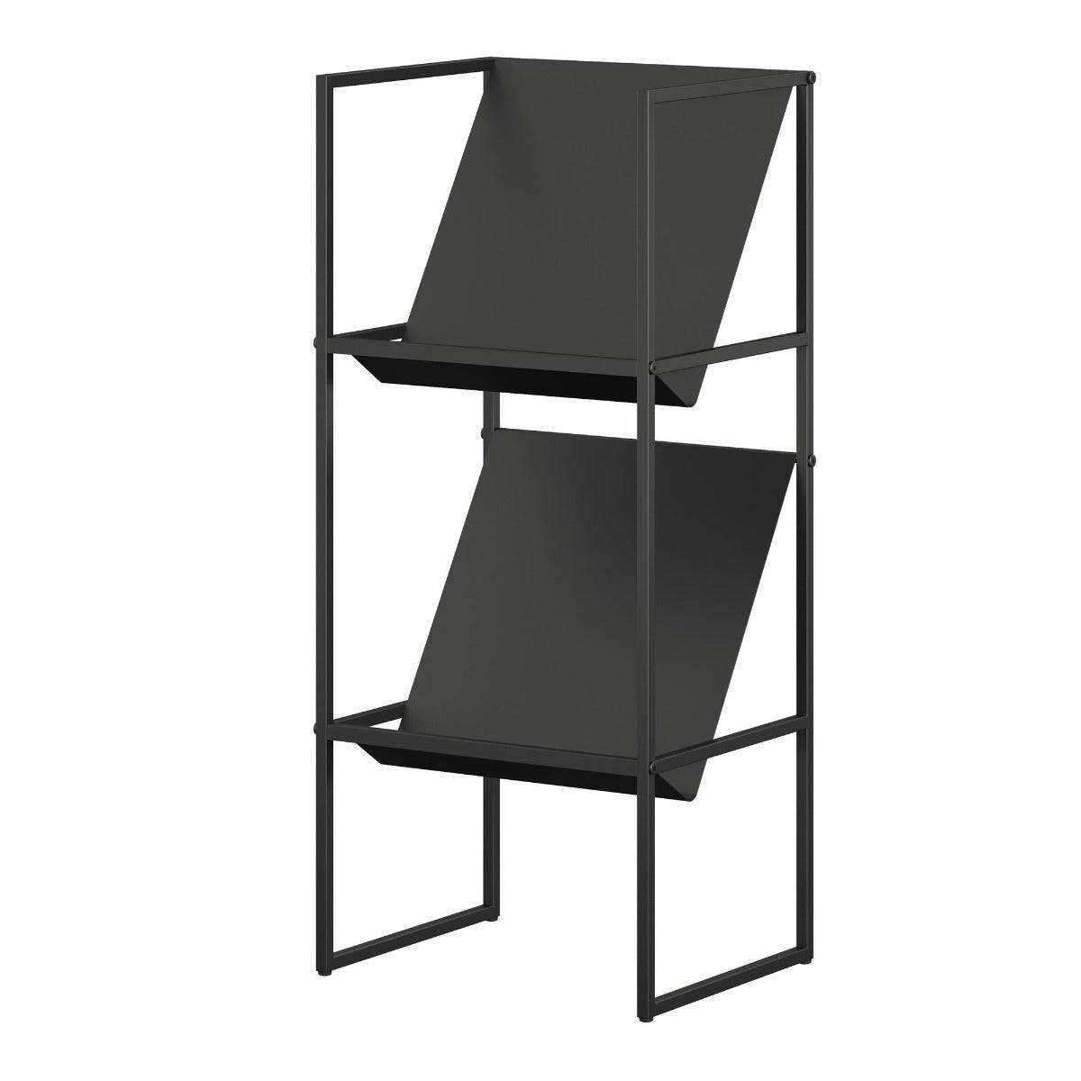 Helix Vinyl Record Storage Shelf in Black by Dorel Novogratz - Price Crash Furniture