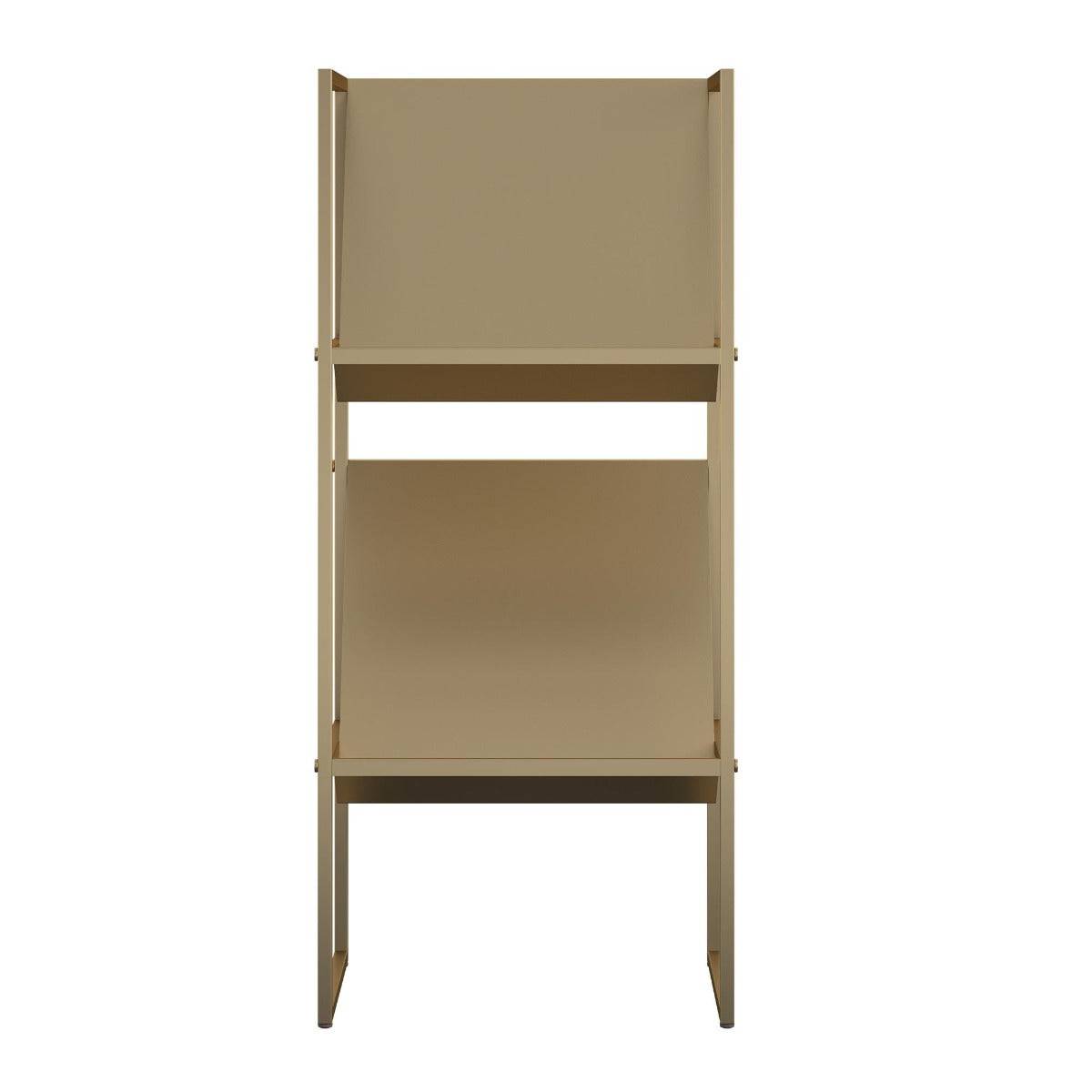 Helix Vinyl Record Storage Shelf in Gold by Dorel Novogratz - Price Crash Furniture