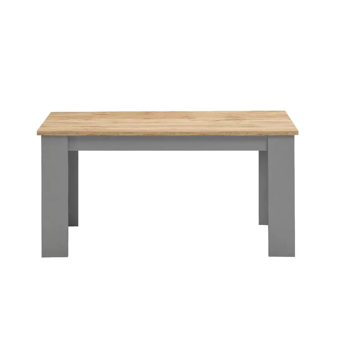 Lisbon 3 piece grey dining set: 120cm table, 2 benches - Price Crash Furniture