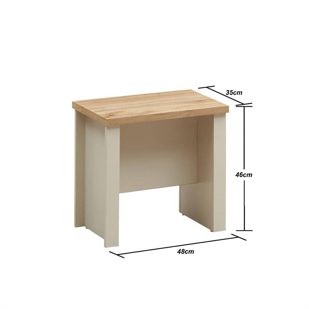 Lisbon 5 piece dining set: 120cm table, 2 benches, 2 stools - Price Crash Furniture