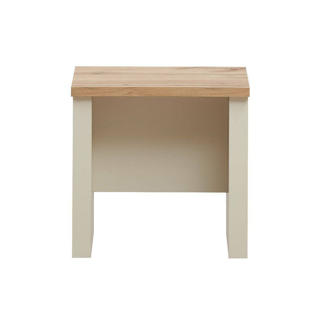 Lisbon coffee table in cream & oak by TAD - Price Crash Furniture