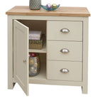 Lisbon sideboard with 1 door 3 drawers by TAD - Price Crash Furniture