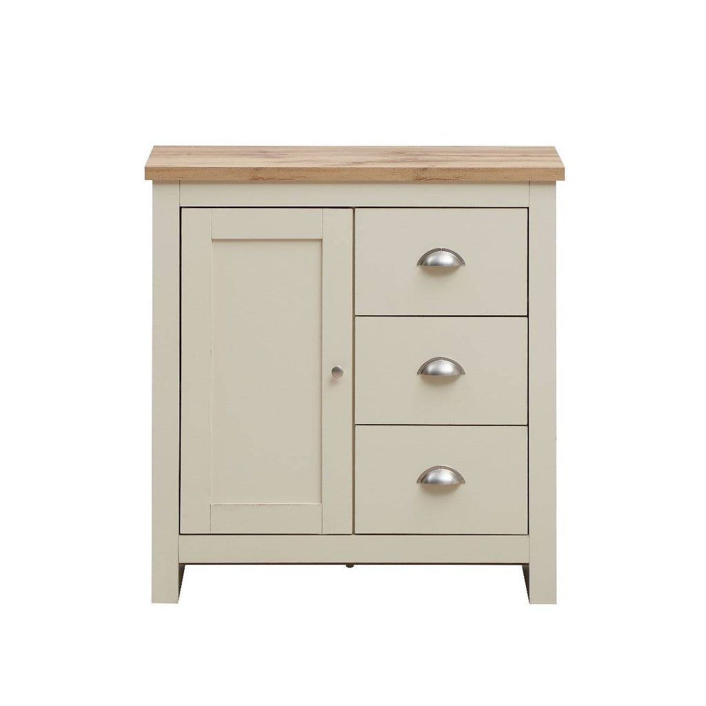 Lisbon sideboard with 1 door 3 drawers by TAD - Price Crash Furniture