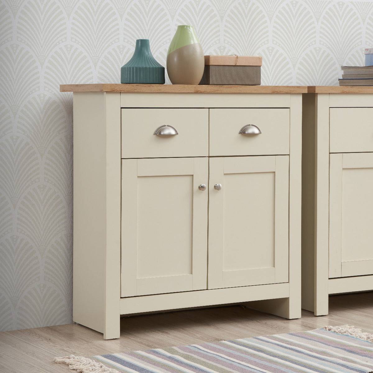 Lisbon sideboard with 2 doors 2 drawers by TAD - Price Crash Furniture