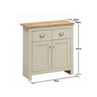 Lisbon sideboard with 2 doors 2 drawers by TAD - Price Crash Furniture