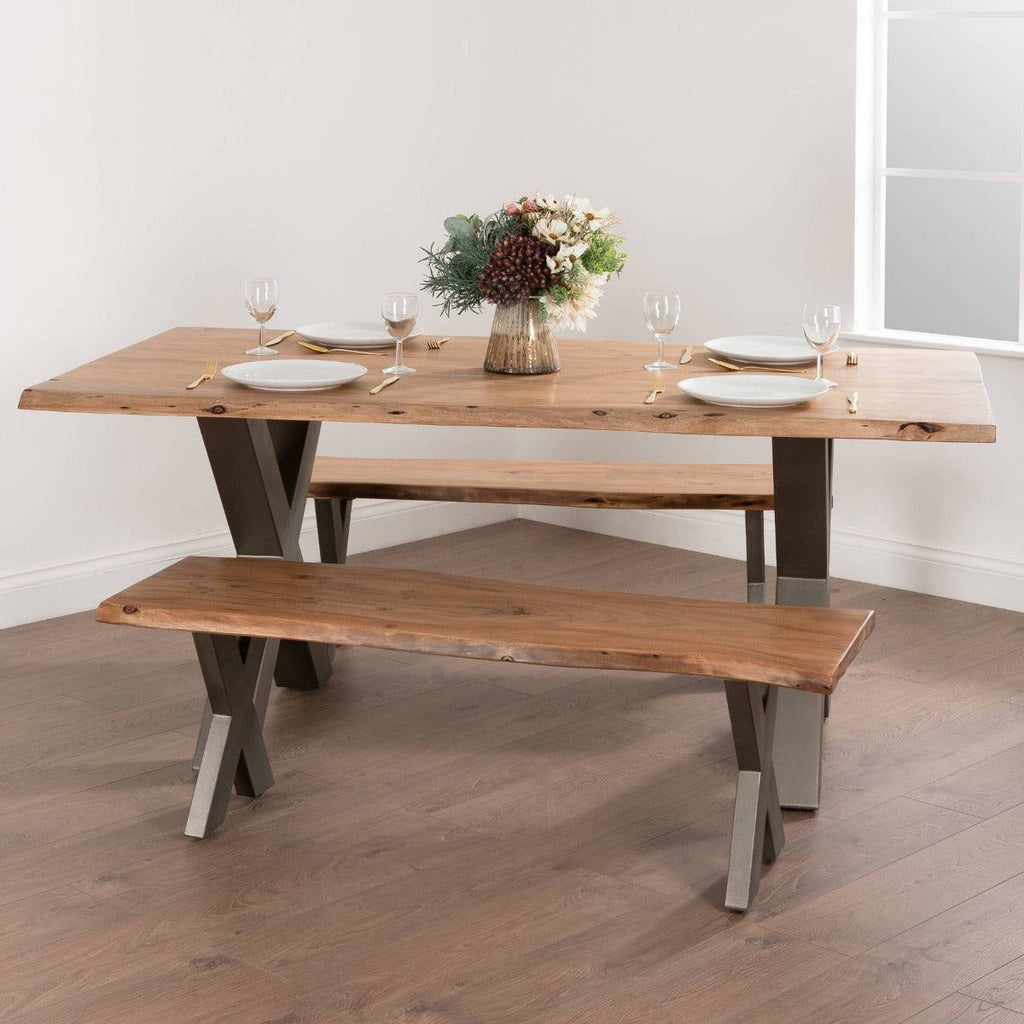 Live Edge Collection Dining Table - Price Crash Furniture