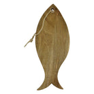 Mango Wood Chopping Board, Fish Design - Price Crash Furniture