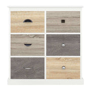 Mercer Storage Cabinet with 6 Doors in White by Dorel - Price Crash Furniture