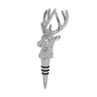 Nickel Stag Head Bottle Stopper - Price Crash Furniture