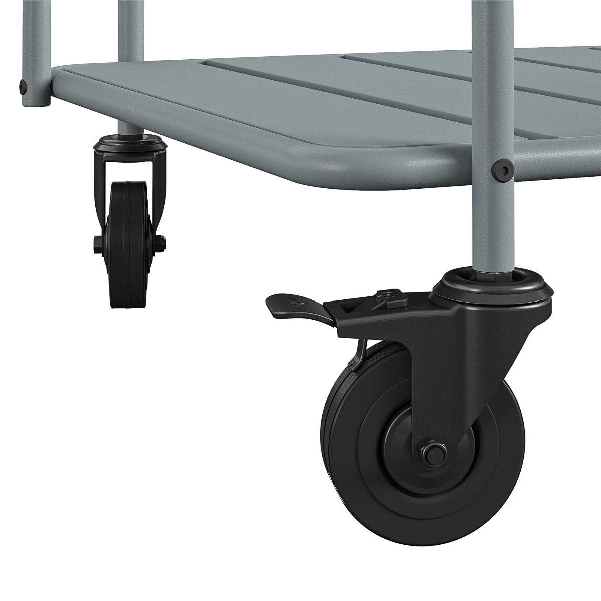 Novogratz Penelope Serving Cart in Grey - Indoor/Outdoor - Price Crash Furniture