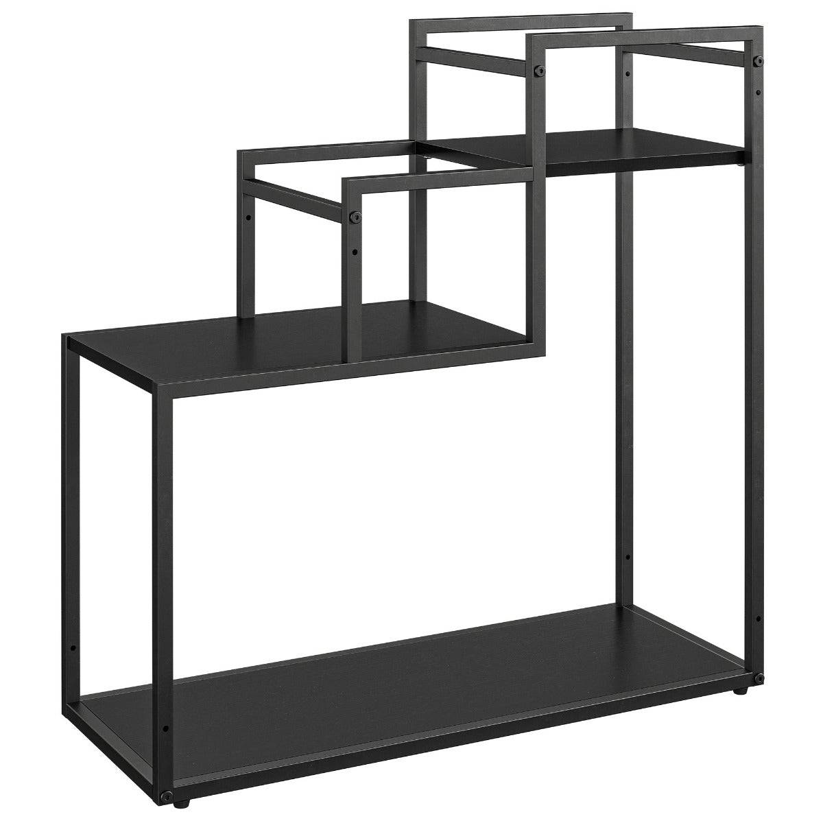 Novogratz Weston Plant Stand in Black Oak - Price Crash Furniture