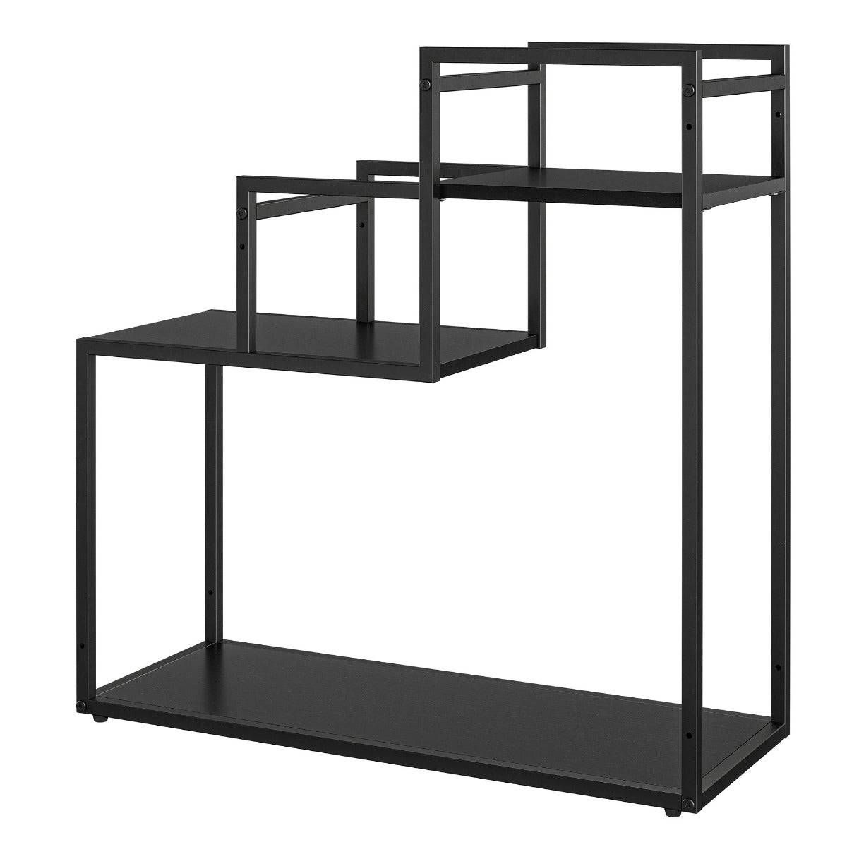 Novogratz Weston Plant Stand in Black Oak - Price Crash Furniture