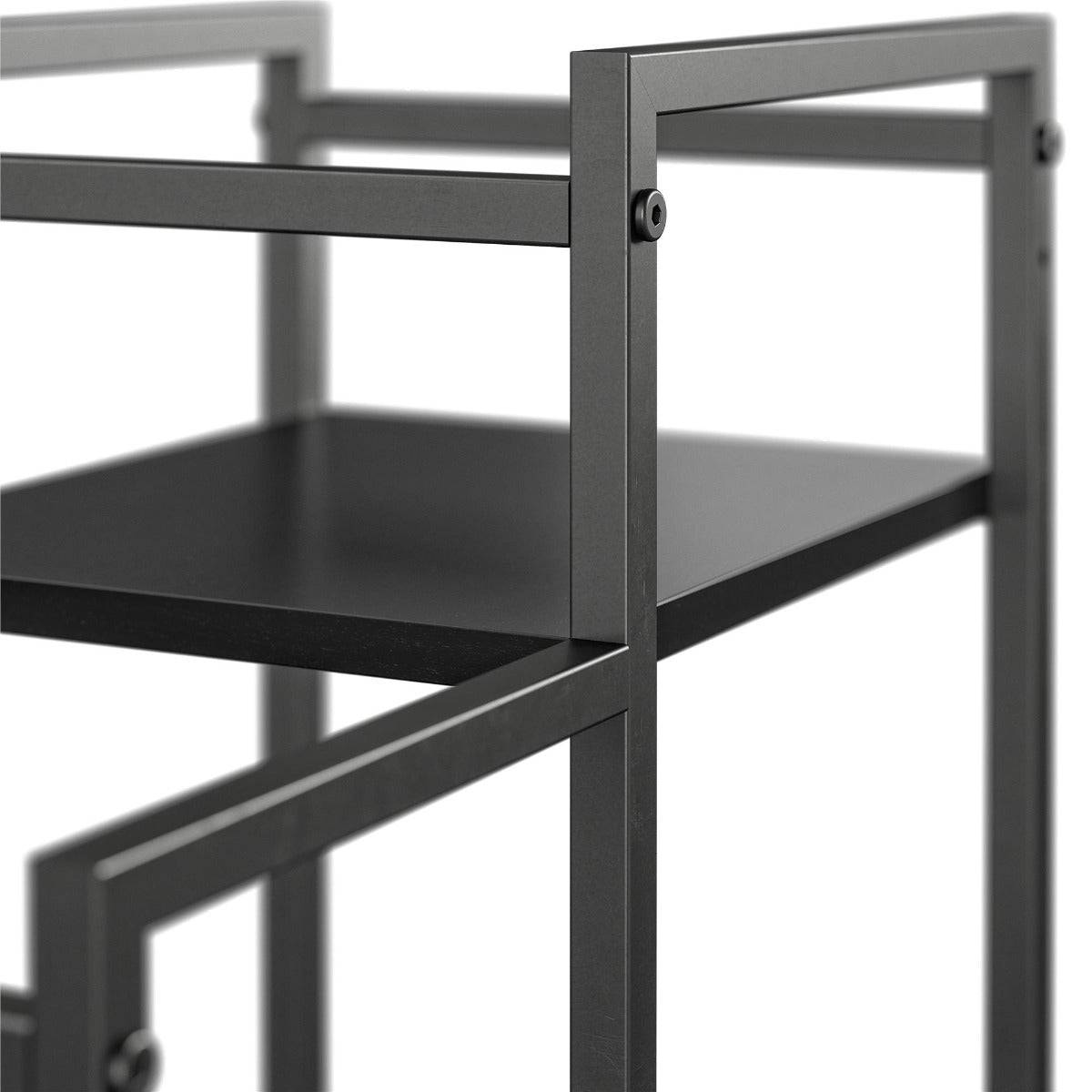 Novogratz Weston Plant Stand in Black Oak - Price Crash Furniture