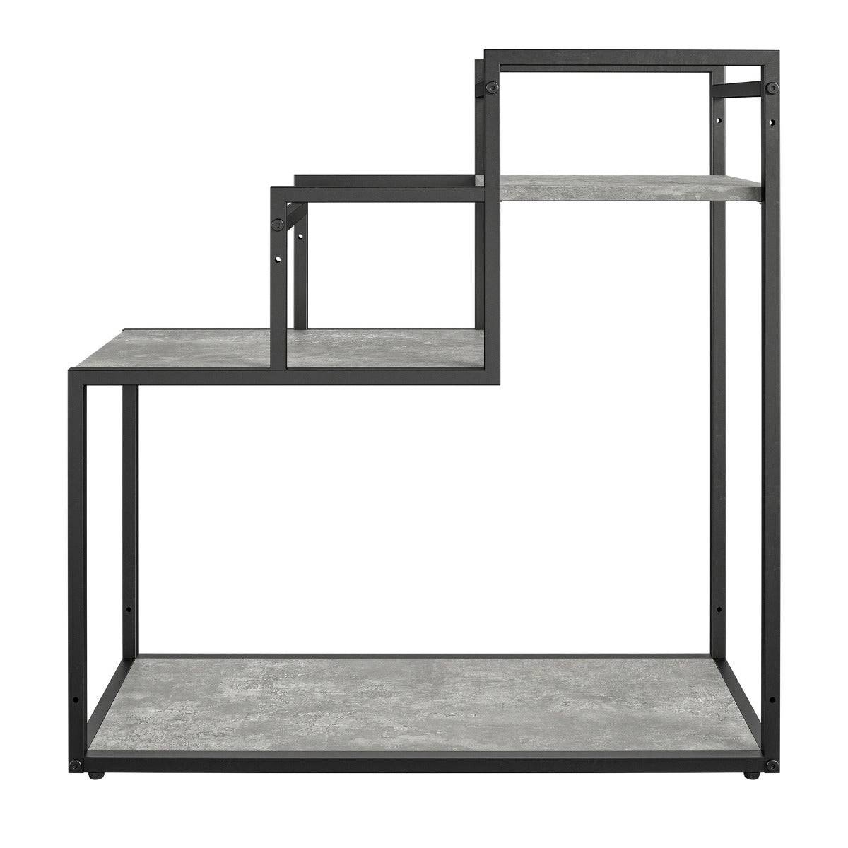 Novogratz Weston Plant Stand in Light Concrete - Price Crash Furniture