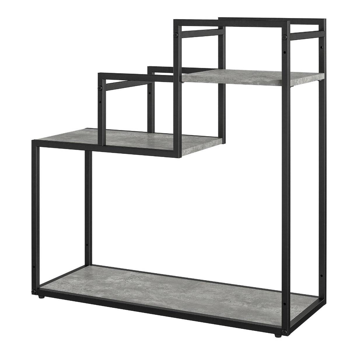 Novogratz Weston Plant Stand in Light Concrete - Price Crash Furniture