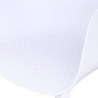 Novogratz York XL Set of 2 Dining Chairs in White for Indoors/Outdoors - Price Crash Furniture