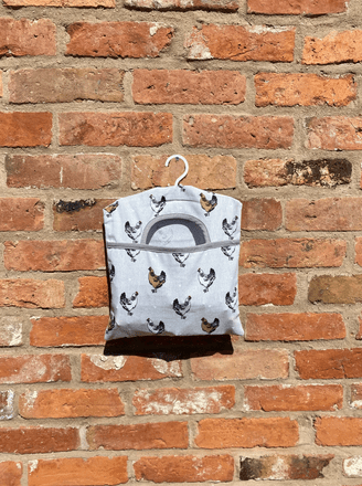 Peg Bag With A Chicken Print Design - Price Crash Furniture