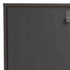 Ry Sideboard 2 Doors + 2 Drawers in Matt Black and Walnut - Price Crash Furniture