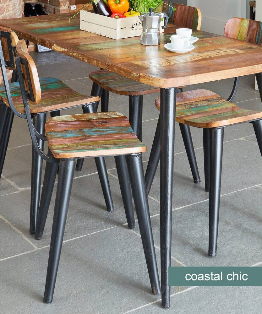 Set of 2 Baumhaus Coastal Chic Dining Chairs - Price Crash Furniture