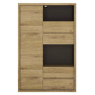 Shetland 1 Door 4 Drawer Display Cabinet - Price Crash Furniture