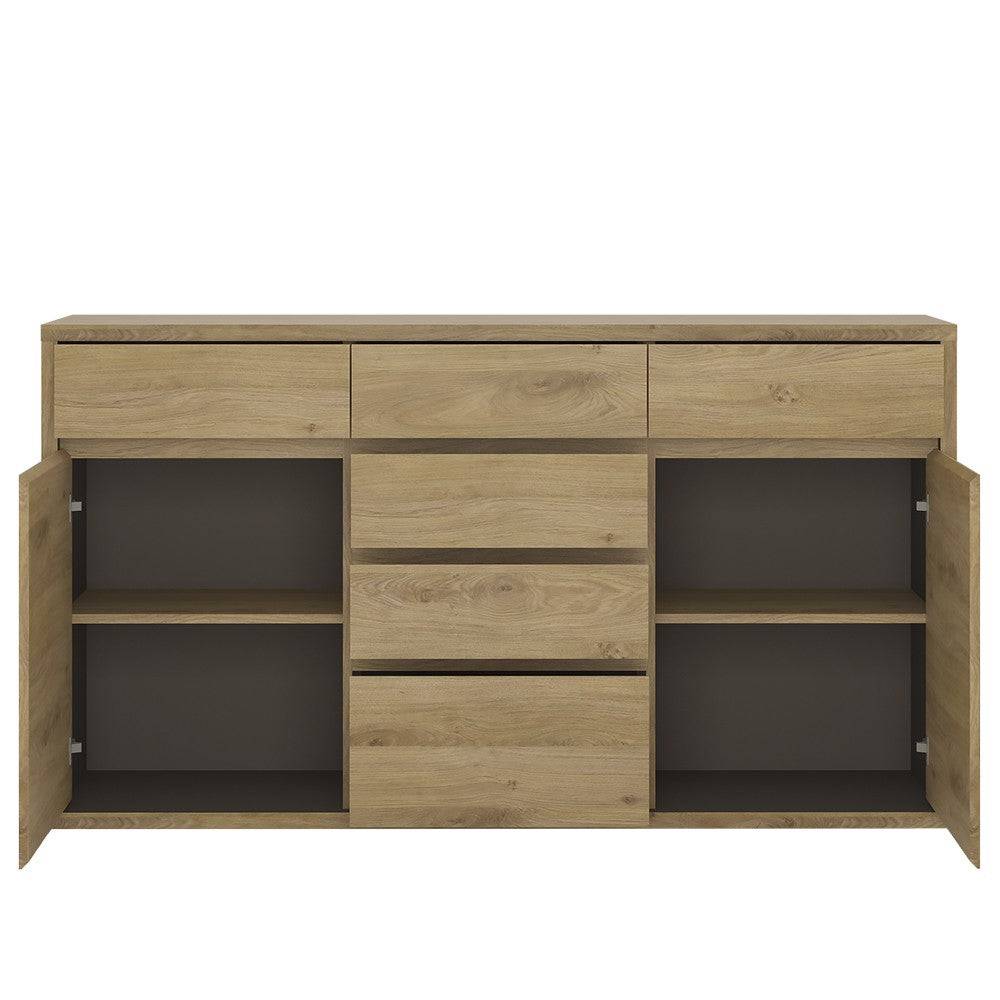 Shetland 2 Door 6 Drawer Chest / Sideboard - Price Crash Furniture