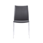 Siena Dining Chair Black Faux Leather. Set of 4 - Price Crash Furniture