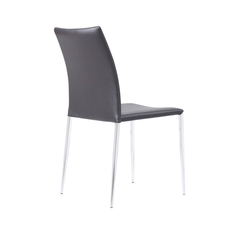 Siena Dining Chair Black Faux Leather. Set of 4 - Price Crash Furniture