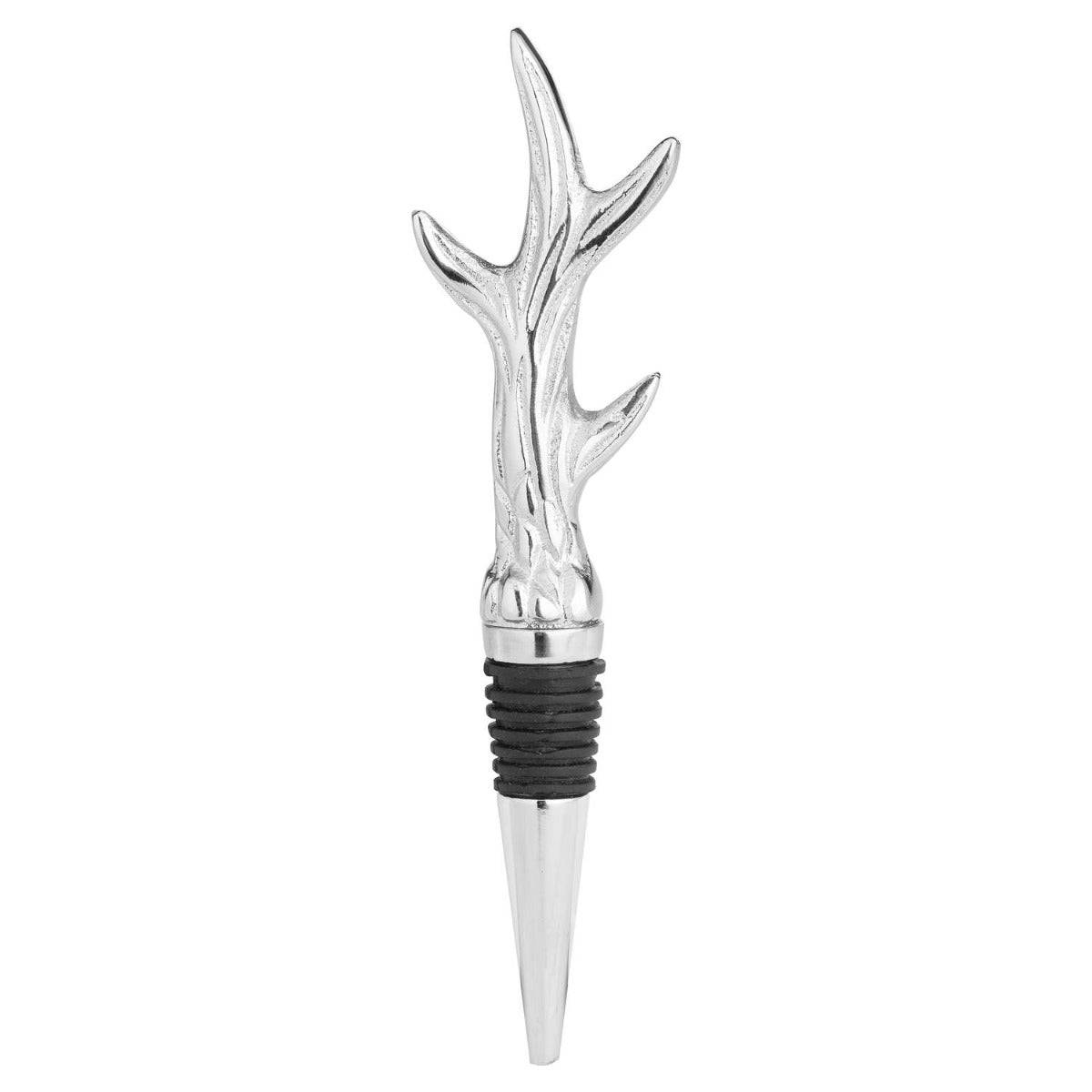 Silver Nickel Antler Bottle Stopper - Price Crash Furniture