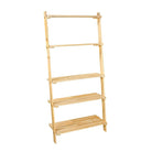 Simple and Natural Wood Ladder Shelf Unit by Core - Price Crash Furniture