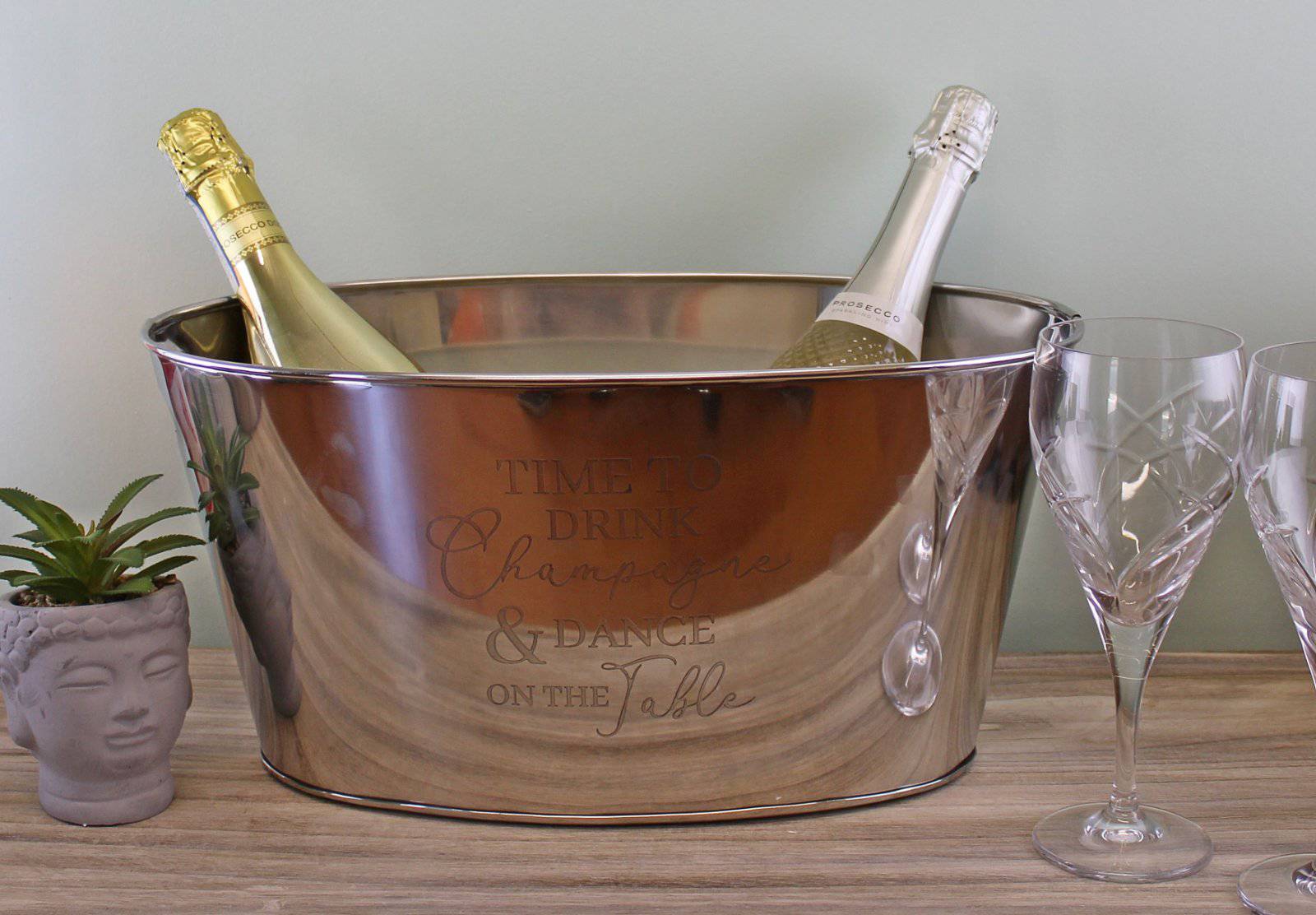 Stainless Steel Champagne Bucket - Price Crash Furniture