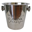 Stainless Steel Champagne Bucket With Handles - Price Crash Furniture