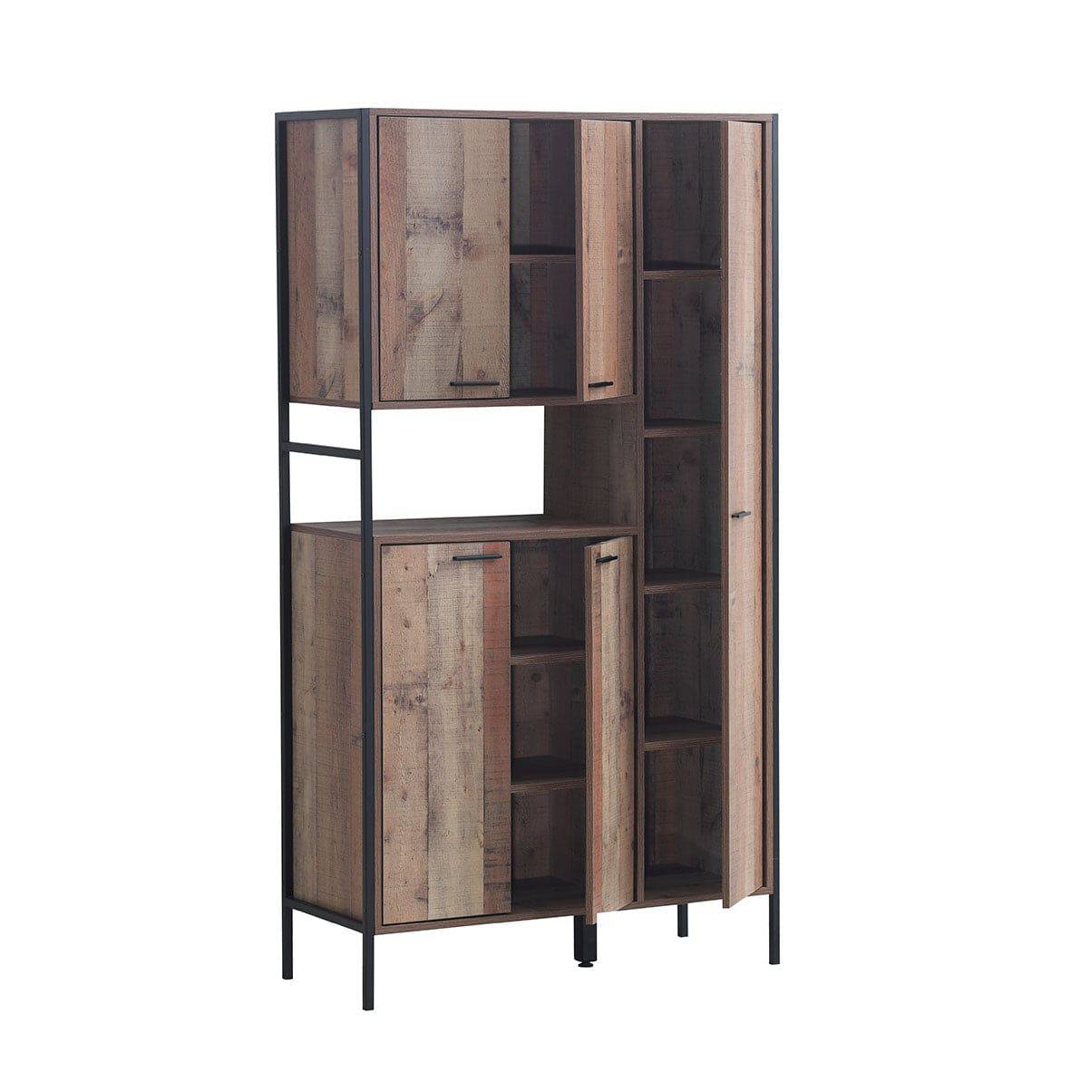 Stretton Cabinet / Bureau / Storage Unit with 5 Doors by TAD - Price Crash Furniture