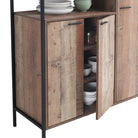 Stretton Cabinet / Bureau / Storage Unit with 5 Doors by TAD - Price Crash Furniture