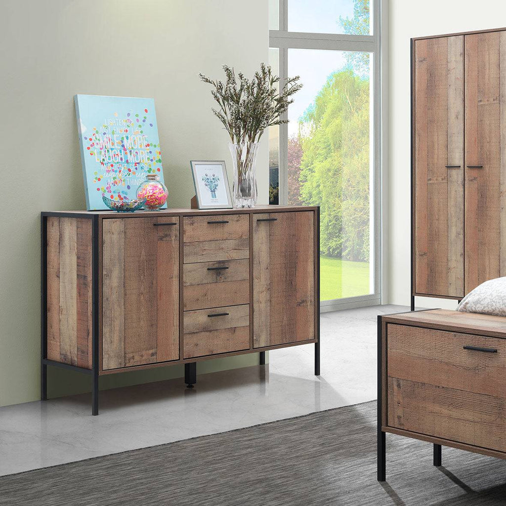 Stretton Sideboard with 2 Doors & 3 Drawers by TAD - Price Crash Furniture