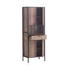 Stretton Tall Storage & Display Cabinet by TAD - Price Crash Furniture