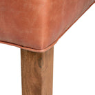 Tan Faux Leather Dining Chair - Price Crash Furniture