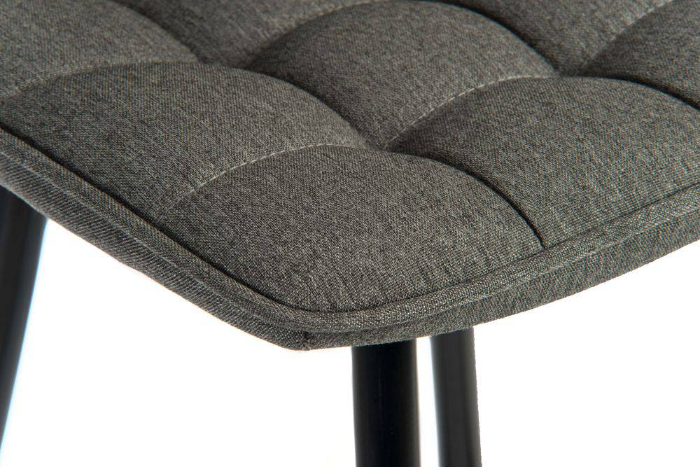 Teknik Quilt Barstool in Grey (single stool) - Price Crash Furniture