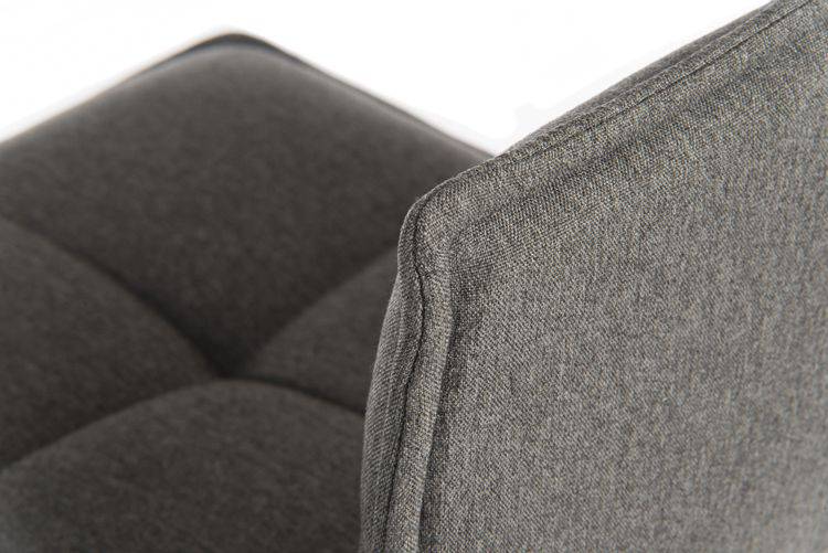 Teknik Spin Barstool in Grey & Dark Wood - Price Crash Furniture