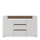 Toronto 2 Door 3 Drawer Sideboard (inc. Plexi Lighting) - Price Crash Furniture