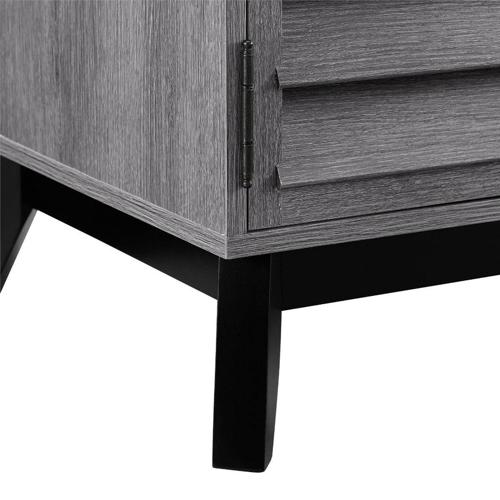 Vaughn Wine Cabinet Sideboard in Grey Oak by Dorel - Price Crash Furniture