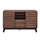 Vaughn Wine Cabinet Sideboard in Walnut by Dorel at Price Crash Furniture - Price Crash Furniture