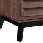 Vaughn Wine Cabinet Sideboard in Walnut by Dorel at Price Crash Furniture - Price Crash Furniture