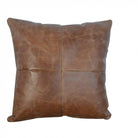 45x45cm Real Buffalo Hide Leather Cushion - Price Crash Furniture