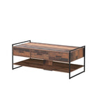 Abbey Coffee Table with 3 Drawers by TAD - Price Crash Furniture