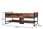 Abbey Coffee Table with 3 Drawers by TAD - Price Crash Furniture