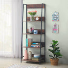 Abbey Ladder Bookcase Shelf with 4 Shelves by TAD - Price Crash Furniture