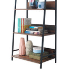 Abbey Ladder Bookcase Shelf with 4 Shelves by TAD - Price Crash Furniture