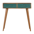 Acadia Teal Console Table - Price Crash Furniture